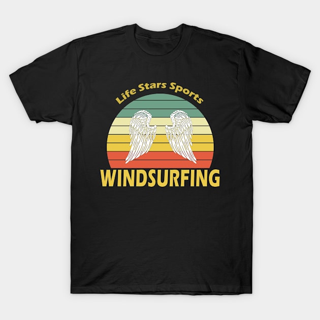 Sport windsurfing T-Shirt by Rizaldiuk